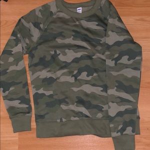 Camo sweater